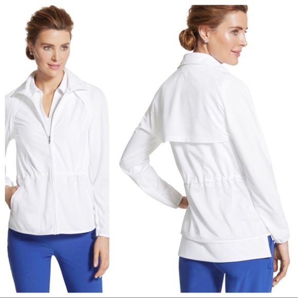 Chico’s Zenergy Golf Convertible Mesh Jacket - Picture 2 of 16